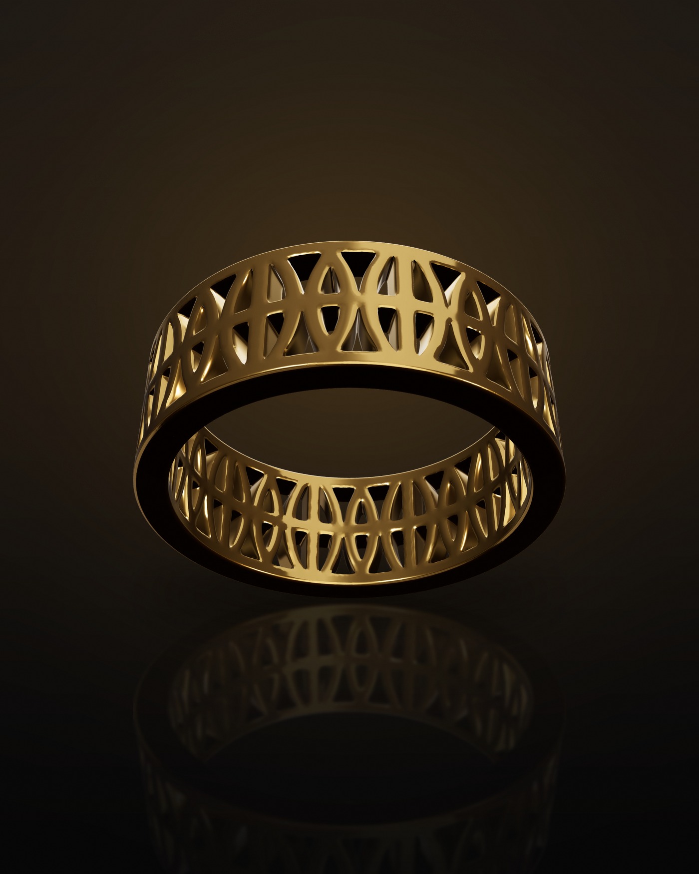 The Loyalty Band in yellow gold